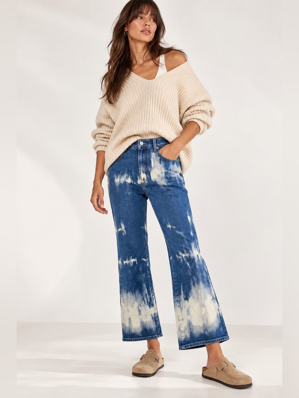 Stella McCarthney Tie Dye Denim Jeans